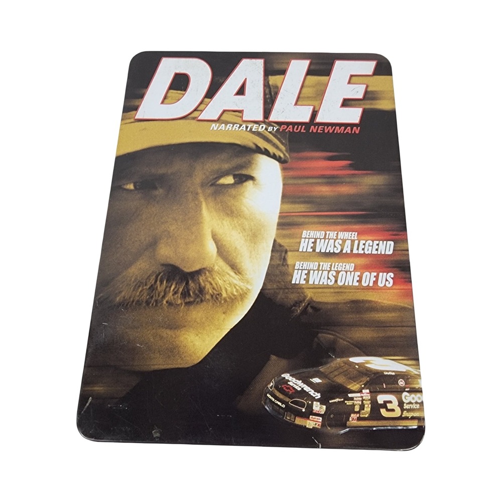 DALE Earnhardt Narrated by Paul Newman 6 DVDs NEW Tin Box Incl.‎ Daytona